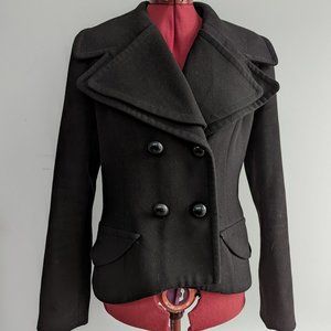 Black Short Coat / Retro Jacket
